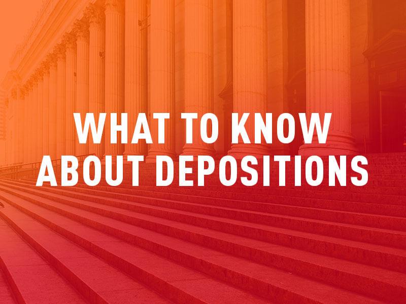 what happens after a deposition